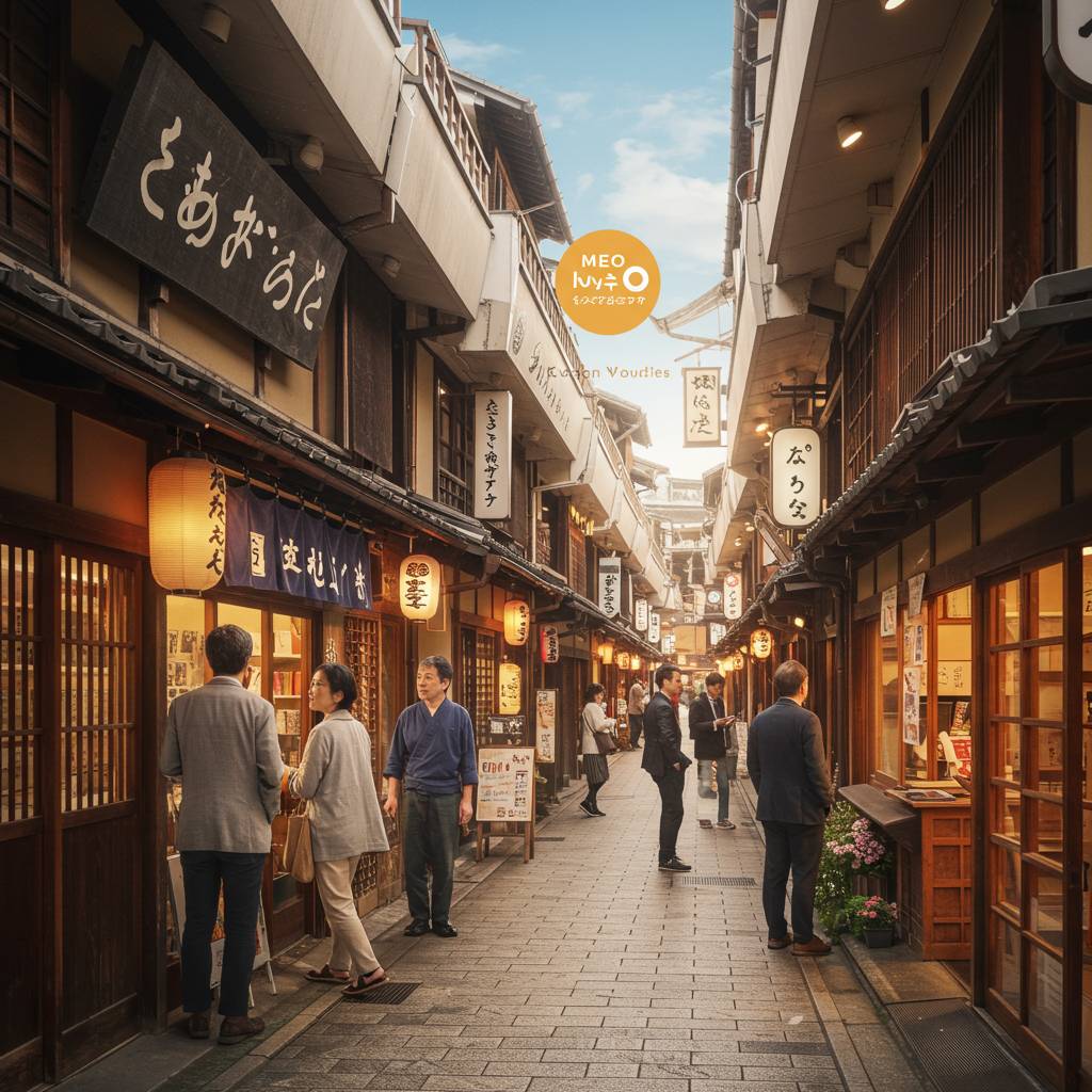 京都商店街復活計画：MEO対策で客足を取り戻す方法